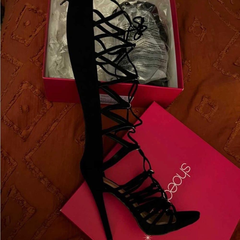 New Stiletto lace boots